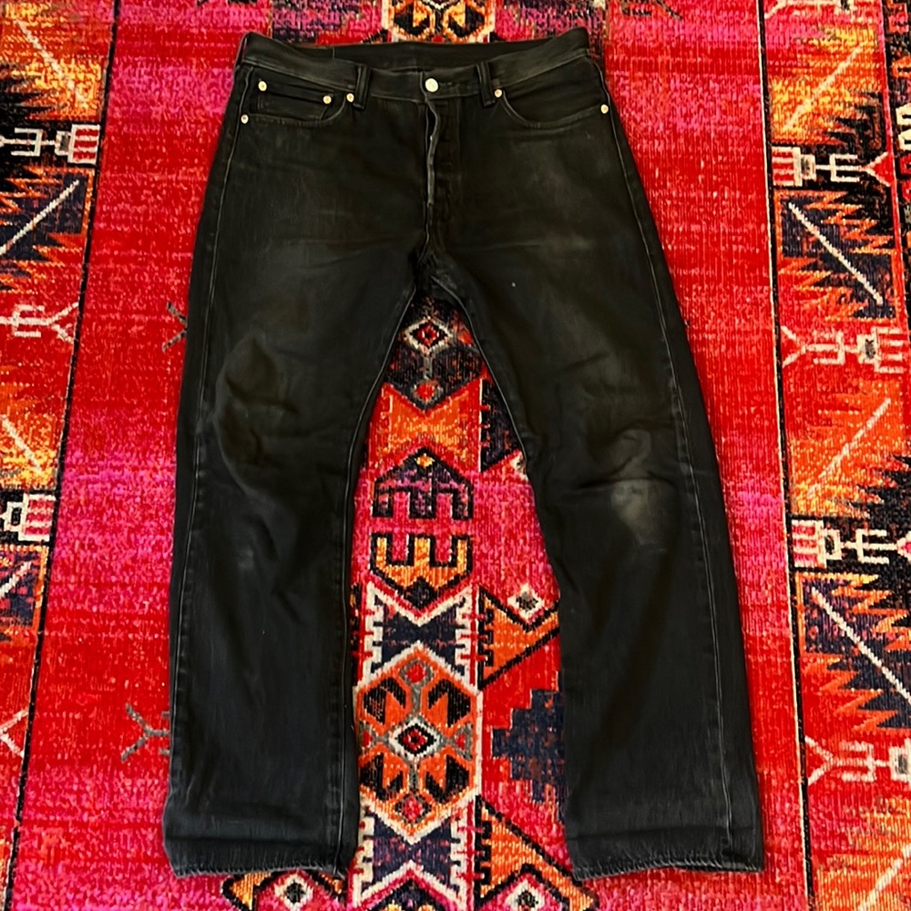 Levi’s 501 Men’s Black Denim Jeans - 34x32 (fits like 32x32)
